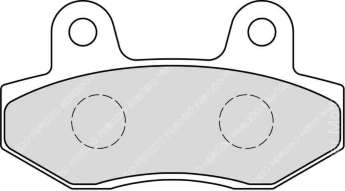 Колодки тормозные Ferodo FDB312P