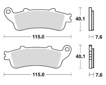BRAKING Тормозные колодки 815SM1