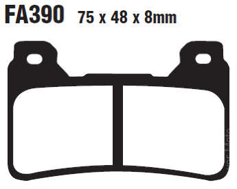 EBC Тормозные колодки FA390HH