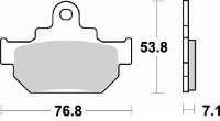 BRAKING Тормозные колодки 817SM1